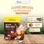 KINKA Cà phê đen đá 180g đậm đặc, chuẩn gu, cà phê hoà tan (10 gói x 18g)