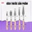 Bộ 5 Bay Pha Màu Thép Không Gỉ Cán Gỗ Và Nhựa Dẻo Mont Marte