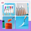 Bộ 5 Bay Pha Màu Thép Không Gỉ Cán Gỗ Và Nhựa Dẻo Mont Marte