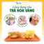 KINKA Trà hoa vàng Gia Lai - Set trà Phúc Duyên - OCOP 4 sao | 50g hoa trà hoa vàng sấy thắng hoa