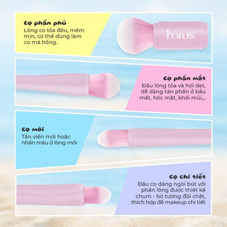 Horus Set cọ trang điểm mini Mini Brush Set (4pcs)