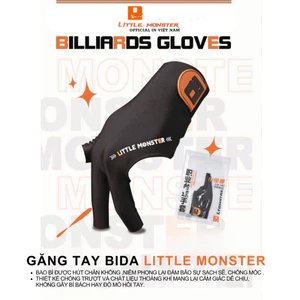 Găng Tay Cá Nhân Bida Siêu Bền Đẹp LTOMSTRE - LITTLE MONSTER
