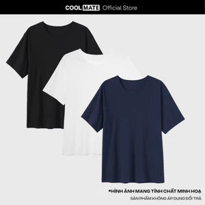 Combo Pack 3 Áo thun mặc trong, mặc nhà mát mẻ, thấm hút Coolmate