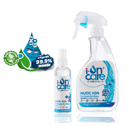Nước ion xịt khuẩn đa năng I-ONCARE 500ml