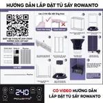 Tủ sấy quần áo Rowanto S8, Tủ sấy quần áo có điều khiển từ xa bảo hành 12 tháng, Máy sấy quần áo — ảnh 8