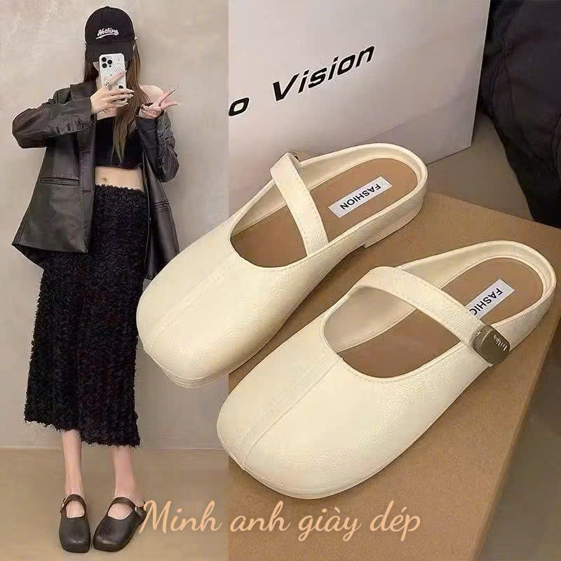 Dép Sục Nữ Quai Ngang Chất Liệu Cao Su Non Mềm Êm Chống Trơn Trượt