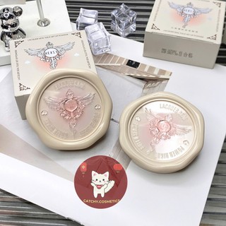 [HEXZE] Phấn Phủ Nén Hexze Vỏ Trắng Thiên Thần, Lacquer Seal Tulle Set Up Powder, 5g