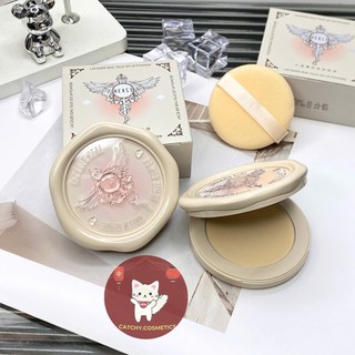 [HEXZE] Phấn Phủ Nén Hexze Vỏ Trắng Thiên Thần, Lacquer Seal Tulle Set Up Powder, 5g