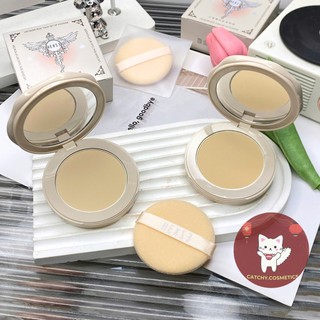 [HEXZE] Phấn Phủ Nén Hexze Vỏ Trắng Thiên Thần, Lacquer Seal Tulle Set Up Powder, 5g