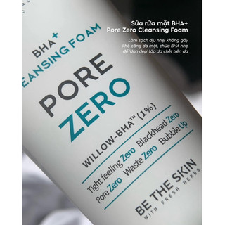 Dòng sản phẩm cho da dầu BE THE SKIN BHA+ Pore Zero