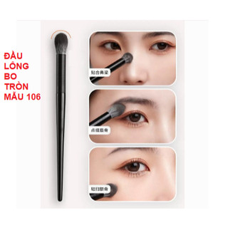Cọ trang điểm lông mềm, cọ tán phấn trang điểm mẫu 105 và 106, chổi đánh phấn Phúc Hưng