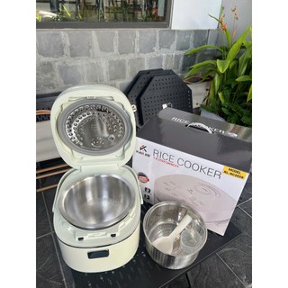 Nồi Cơm Điện Tử Kailer KL-RC2028 1.8L Lòng Nồi Vân Lục Giác Inox 304 Cao Cấp, Nhiều Chế Độ Nấu Tự Động - Bếp Của Hà