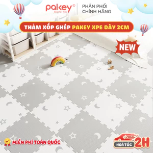 Thảm Ghép Tiện Lợi XPE, Thảm Xốp Cao Cấp Mềm Mịn Chống Trơn Trượt Dày 2cm Màu Sắc Hiện Đại Phù Hợp Mọi Không Gian