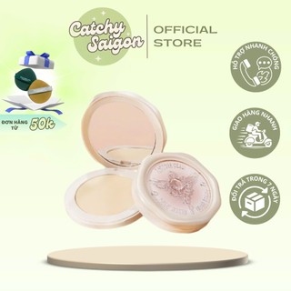 [HEXZE] Phấn Phủ Nén Hexze Vỏ Trắng Thiên Thần, Lacquer Seal Tulle Set Up Powder, 5g