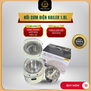 Nồi Cơm Điện Tử Kailer KL-RC2028 1.8L Lòng Nồi Vân Lục Giác Inox 304 Cao Cấp, Nhiều Chế Độ Nấu Tự Động - Bếp Của Hà