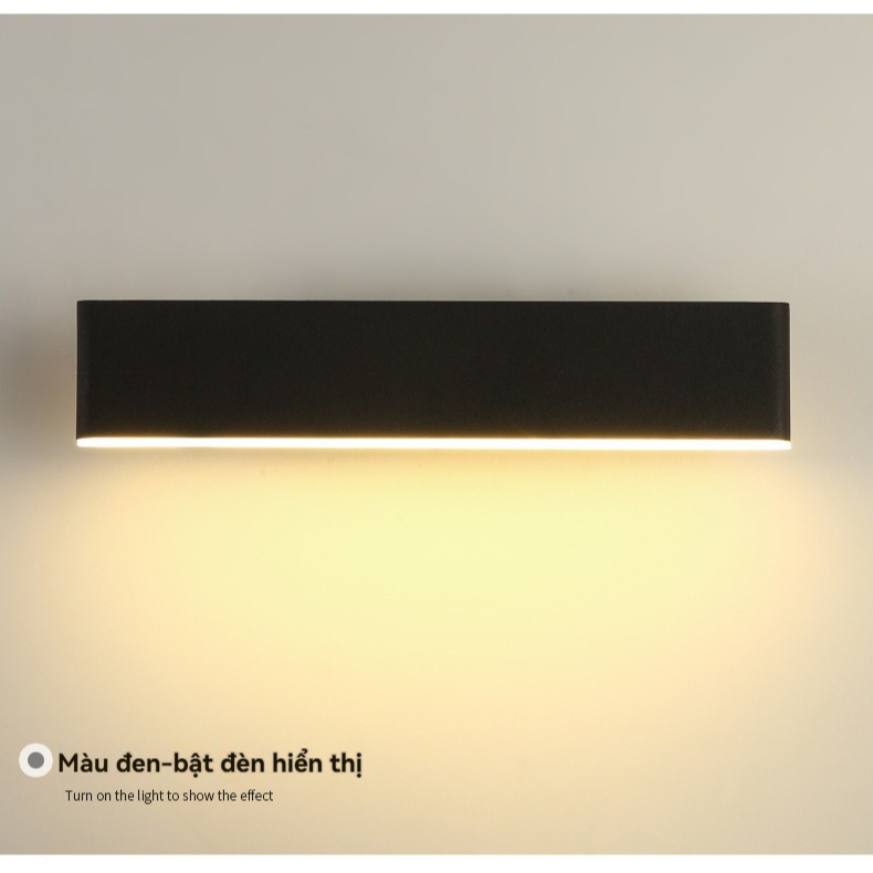 Đèn tường phòng ngủ đèn ngủ led đọc đèn xoay cầu thang lối đi nghiên cứu nền tường ánh sáng dimmable
