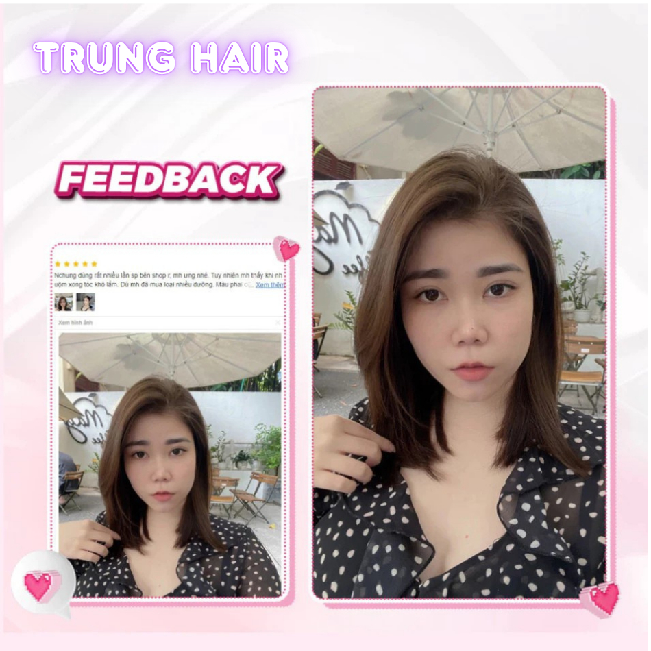 Thuốc nhuộm tóc NÂU LẠNH SÁNG, NÂU LẠNH không tẩy, lên từ nền đen, tặng kèm trợ nhuộm| Trunghair