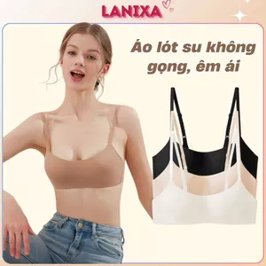 Áo ngực nữ đúc su tàng hình không gọng chống lộ viền, Áo lót nữ đệm mỏng thoáng mát A141