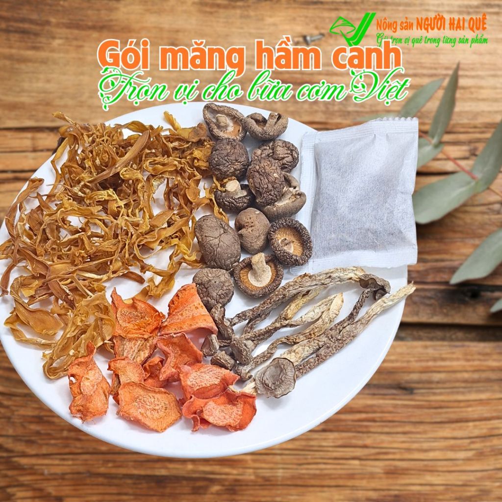 Gói Măng Hầm Canh - Trọn Vị Cho Bữa Cơm Việt! (Tặng Gói Thảo Mộc Độc Quyền chuẩn của đầu bếp nhà hàng) | Hai Quê