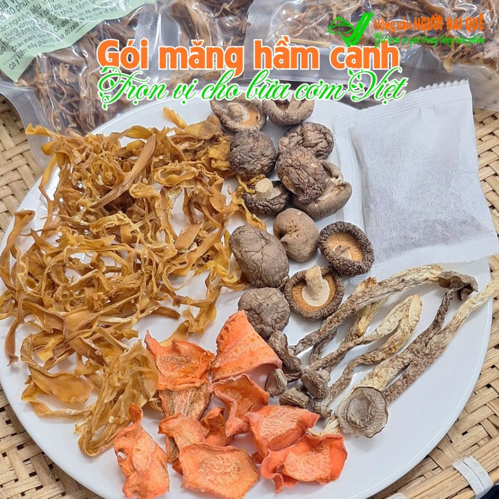 Gói Măng Hầm Canh - Trọn Vị Cho Bữa Cơm Việt! (Tặng Gói Thảo Mộc Độc Quyền chuẩn của đầu bếp nhà hàng) | Hai Quê