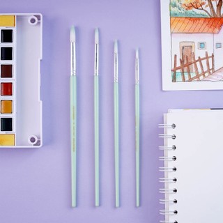 Cọ Vẽ ARTMATE Cao Cấp,  Cọ Tô Màu Tô Tượng Dùng Cho Màu Nước, Gouache, Sơn Acrylic  Đa Dạng Kích Thước Đầu Cọ
