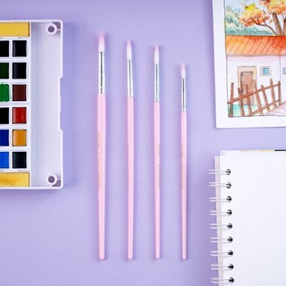 Cọ Vẽ ARTMATE Cao Cấp,  Cọ Tô Màu Tô Tượng Dùng Cho Màu Nước, Gouache, Sơn Acrylic  Đa Dạng Kích Thước Đầu Cọ