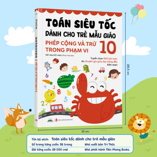 Sách - Toán Siêu Tốc Dành Cho Trẻ Mẫu Giáo, Tiểu Học - Tiên Phong Books