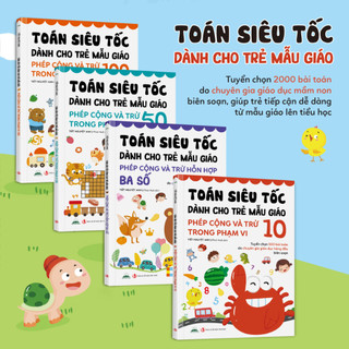 Sách - Toán Siêu Tốc Dành Cho Trẻ Mẫu Giáo, Tiểu Học - Tiên Phong Books