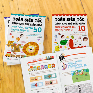 Sách - Toán Siêu Tốc Dành Cho Trẻ Mẫu Giáo, Tiểu Học - Tiên Phong Books