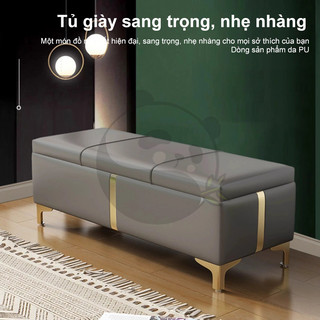 PANDA Ghế đôn chứa đồ đa năng cho khu vực thay giày tại nhà, cửa hàng giày dép và quần áo