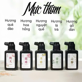 Mực hương thơm các loại hoa, mực thư pháp chuyên dụng cao cấp ( 5 mùi khác nhau )