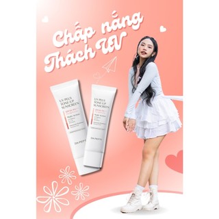 Kem Chống Nắng Nâng Tone, Kiềm Dầu Dr.Pepti UV Plus Tone Up Sunscreen SPF50+ PA++++ 50ml mẫu mới - Bebeau