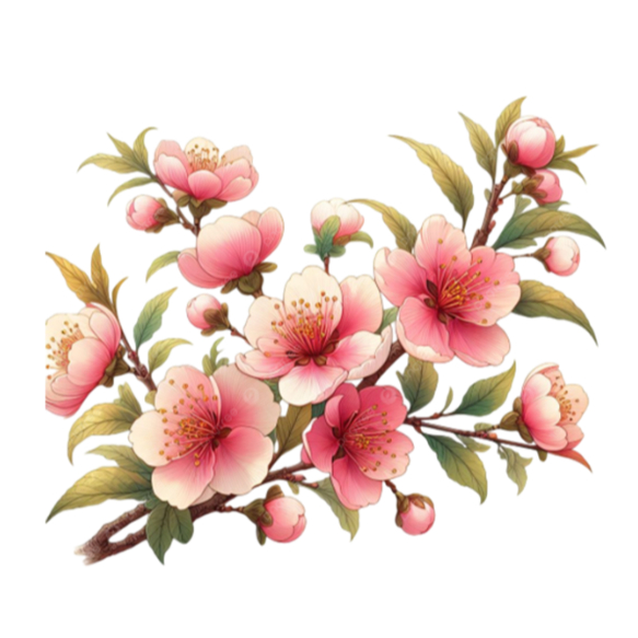 [HỎA TỐC] Hình ủi nhiệt quần áo mẫu HOA ANH ĐÀO nhiều mẫu,nhiều size, ủi tại nhà bằng bàn ủi