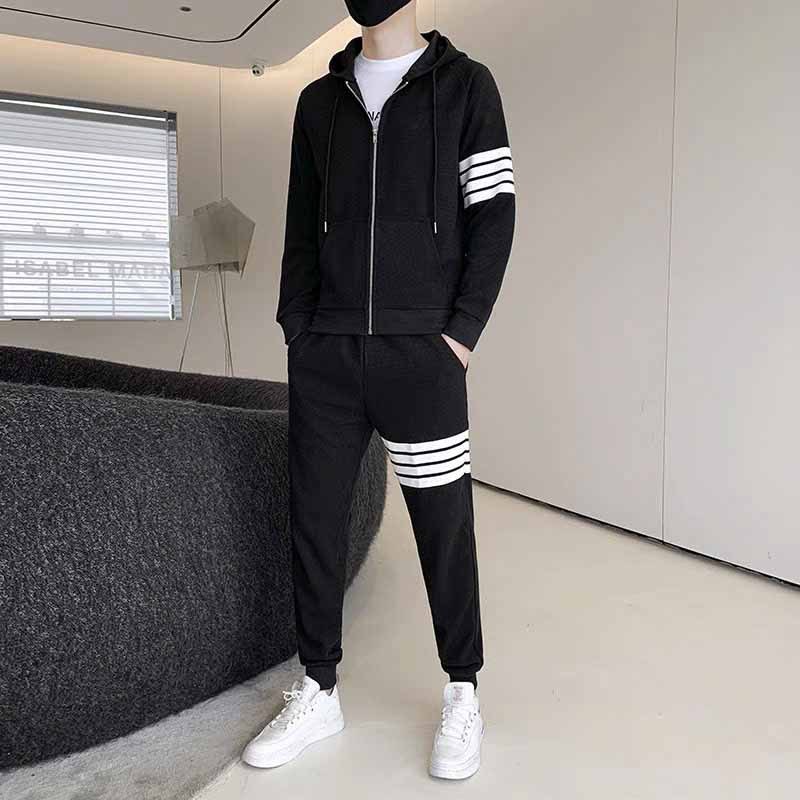 Quần áo thu đông nam nữ, Bộ nỉ nam nữ, Bộ thể thao nam nữ thu đông chất nỉ ( BỘ NỈ BỐN SỌC ) L1