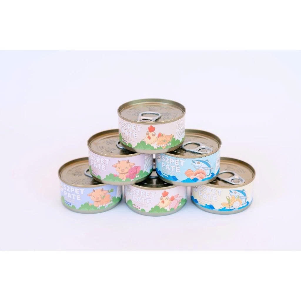 Pate S2Pet Gravy Cho Mèo Lon 85g Dạng Đặc Thịt Tươi Giàu Dinh Dưỡng, Bổ Sung Đầy Đủ Dinh Dưỡng