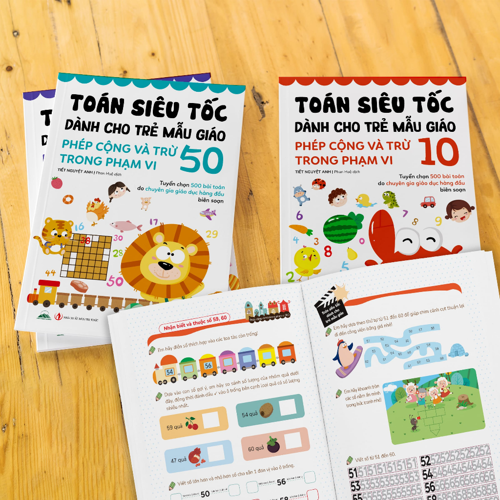 Sách - Toán Siêu Tốc Dành Cho Trẻ Mẫu Giáo - 2000 Bài Toán Hay Nhất Được Chuyên Gia Giáo Dục Biên Soạn