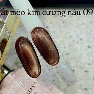 Mắt Mèo Kim Cương VINIMAY Nâu 09 Siêu Sáng | Thegioinail666