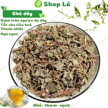 Chè dây Cao Bằng khô nhiều tuyết thơm sạch không vụn lá Chè dây chữa dạ dày trà dây Rừng thanh nhiệt CD Shop Lá