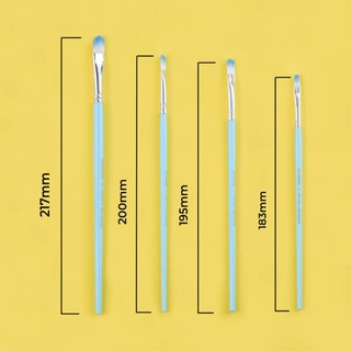 Bộ Cọ Vẽ Màu Nước Màu Bột Acrylic Gouache Chuyên Nghiệp Set 4 Cọ Vẽ Tranh Tô Màu Phác Hoạ Cụ