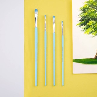 Bộ Cọ Vẽ Màu Nước Màu Bột Acrylic Gouache Chuyên Nghiệp Set 4 Cọ Vẽ Tranh Tô Màu Phác Hoạ Cụ