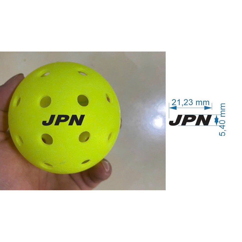 [CHÍNH HÃNG] COMBO 3 Bóng Pickleball 𝐉𝐏𝐍 tiêu chuẩn thi đấu 40 lỗ , chất lượng VƯỢT TRỘI