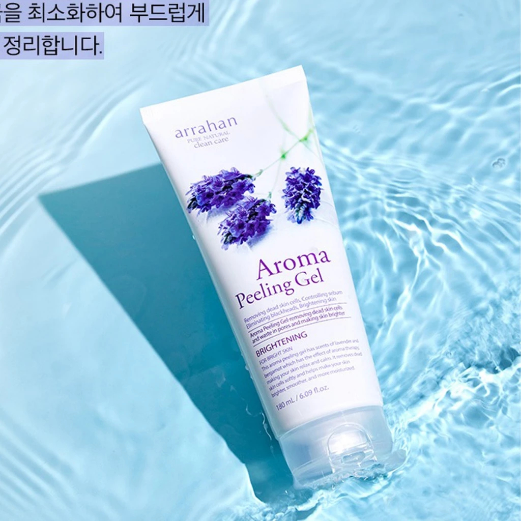 Tẩy Da Chết Arrahan Aroma Peeling Gel - Hương Oải Hương Hỗ Trợ Da Sáng, Mịn Màng  Hàn Quốc 180ml