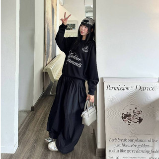 Áo Nỉ Sweater Thêu Archive Garments 98stu Form Boxy Chất Nỉ vải mịn mát không đổ lông