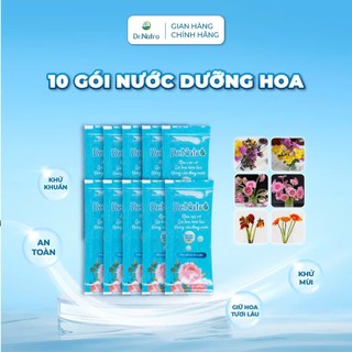 Gói nước dưỡng hoa Dr Natro giúp hoa tươi lâu gấp 3 - 4 lần gói 5ml