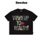 ÁO THUN 100% COTTON 300GSM IN LỤA TRAME BOXY DEVOTUS LOCAL BRAND - WAKEUP TEE
