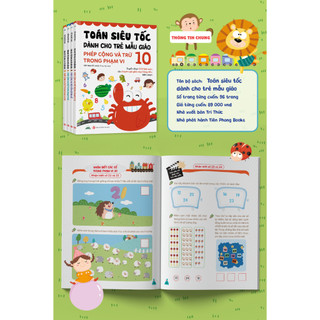 Sách - Toán Siêu Tốc Dành Cho Trẻ Mẫu Giáo, Tiểu Học - Tiên Phong Books