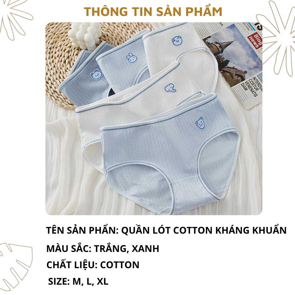 Quần Lót Nữ Hình Thú, Quần Lót Cotton Kháng Khuẩn, Tránh Kích Ứng Da ZANABRA L861