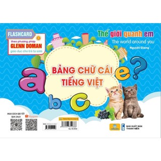 Sách - Flashcard - Thế Giới Quanh Em - Bảng chữ cái Tiếng Anh (PP  Glenn Doman) - ndbooks