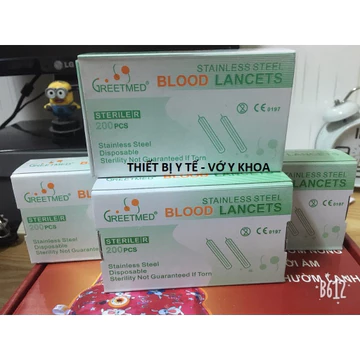 Kim lấy mụn, Kim chích máu Blood Lancet Hộp 200 cây