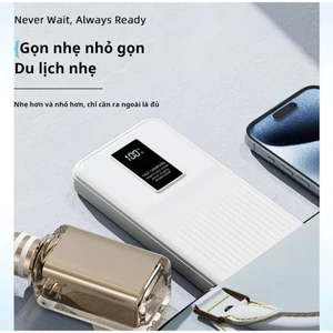 22.5w sạc siêu nhanh 30000mAh pin dự phòng công suất lớn dẫn hiển thị màn hình hiển thị tích hợp sạc nhanh